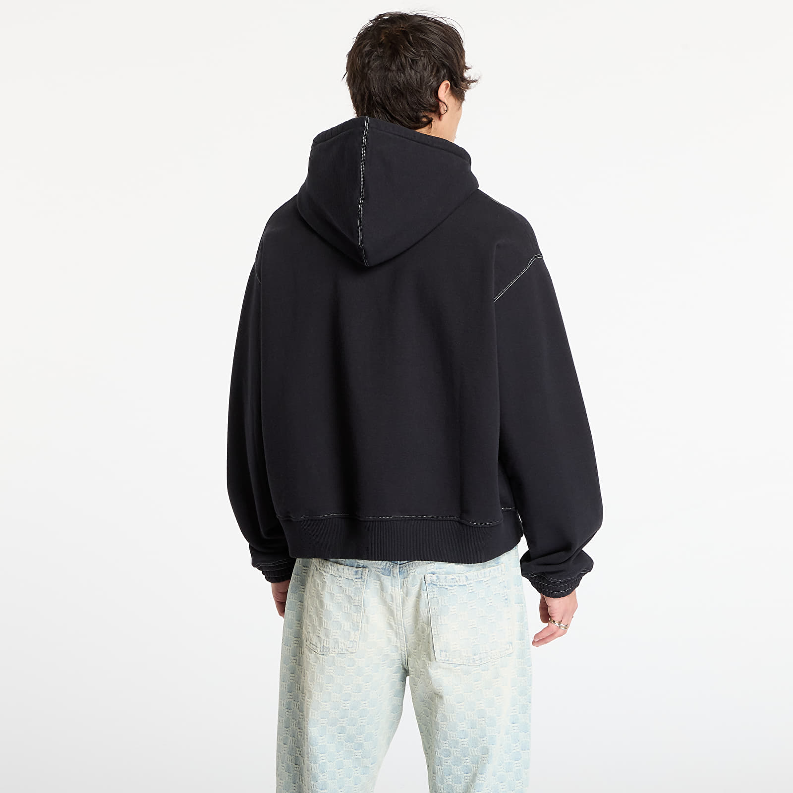 Hupparit ja collegepaidat A-COLD-WALL* Millbank Zip Hoodie Black