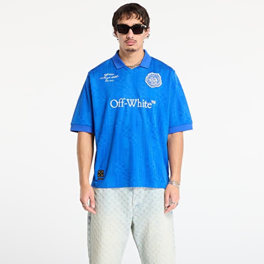 Tričko Off-White Lion Nation Soccer S/S Top Navy Blue
