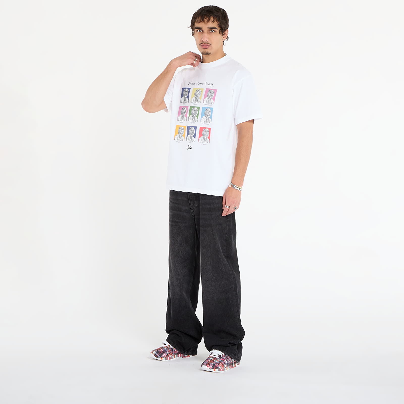 Trička Patta Many Moods T-Shirt UNISEX White
