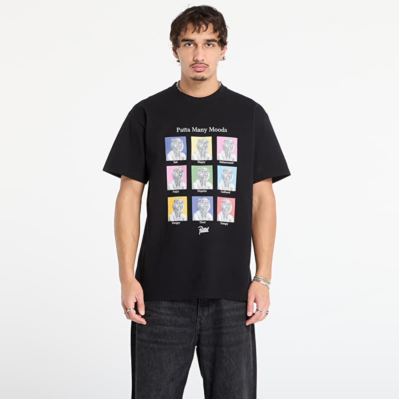 Maglietta Patta Many Moods T-Shirt UNISEX Black