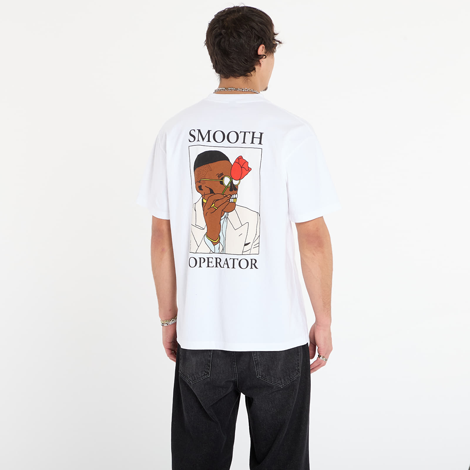 Majice T-shirt Patta Smooth Operator T-Shirt UNISEX White