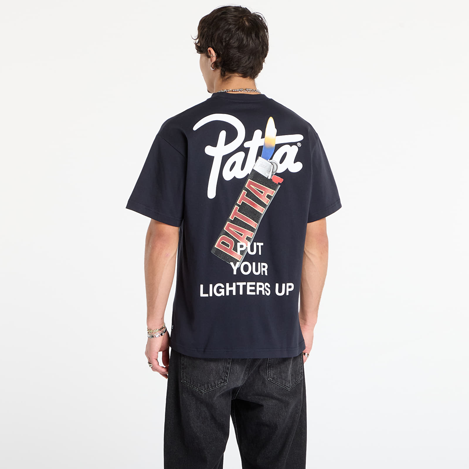 Majice T-shirt Patta Lighters T-Shirt UNISEX Parisian Night