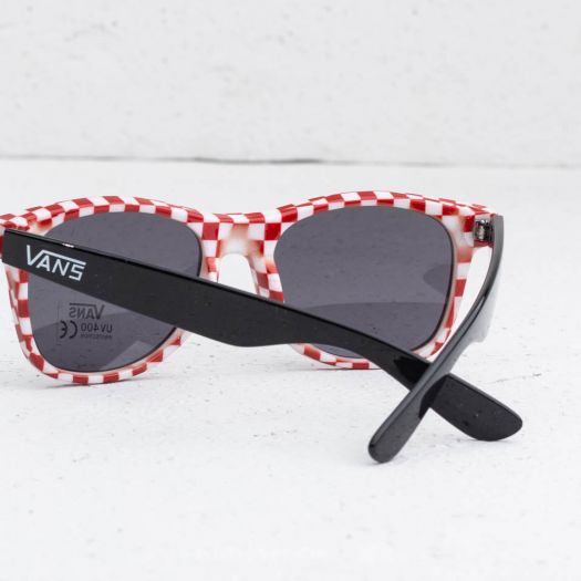 Vans Spicoli 4 Shade Sunglasses Red White Check Footshop