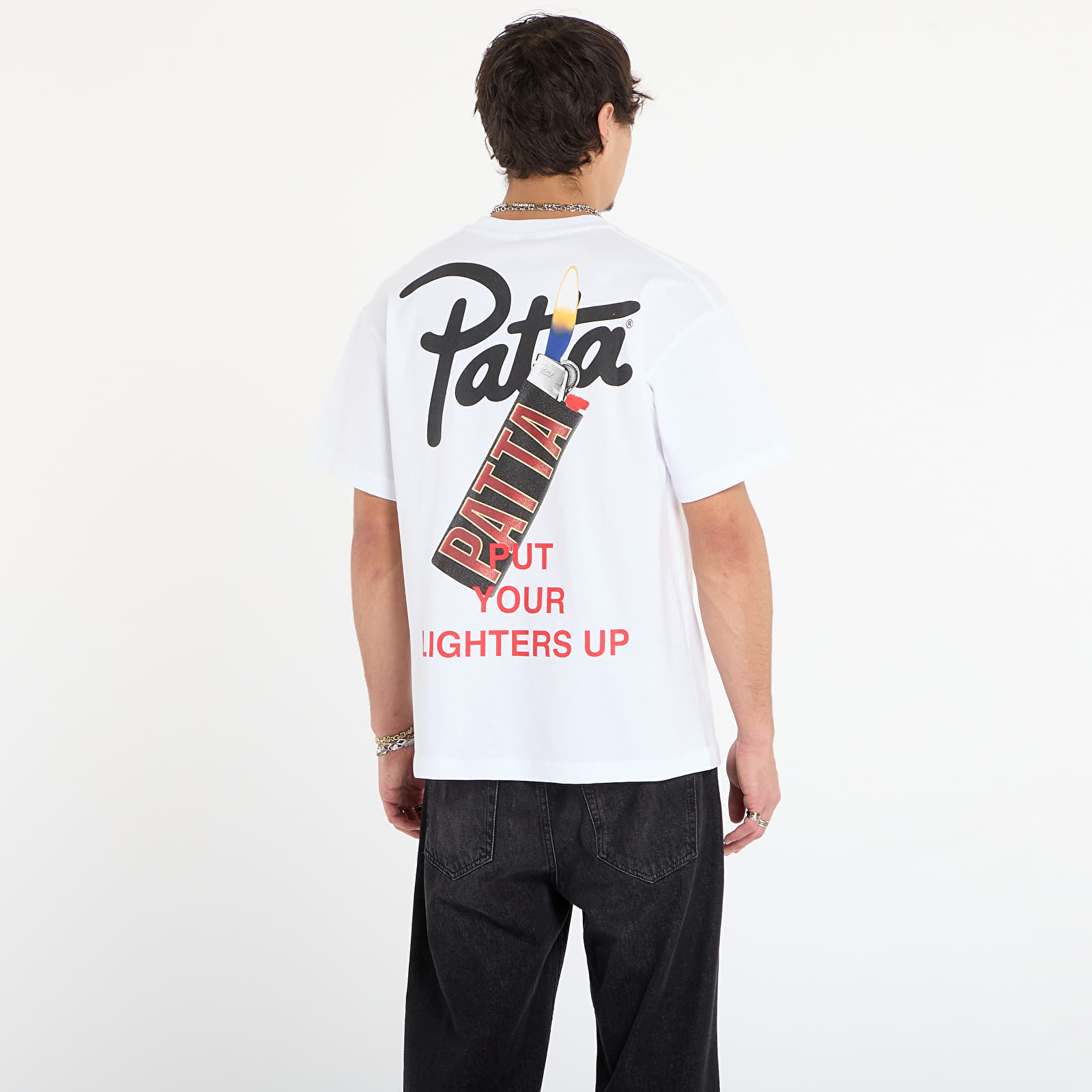 Majice T-shirt Patta Lighters T-Shirt UNISEX White