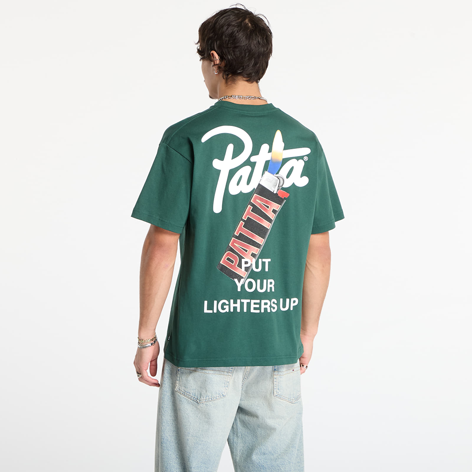 Футболки Patta Lighters T-Shirt UNISEX Bistro Green