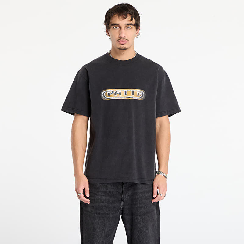 T-shirt Patta Gilded Acid Washed T-Shirt UNISEX Black