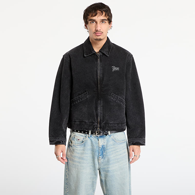 Veste Patta Washed Canvas Jacket UNISEX Black