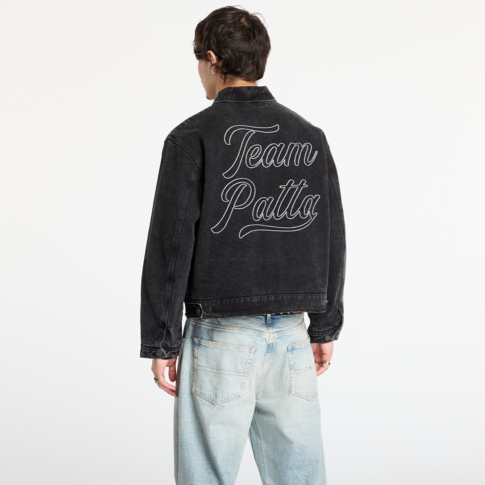 Bundy Patta Washed Canvas Jacket UNISEX Black