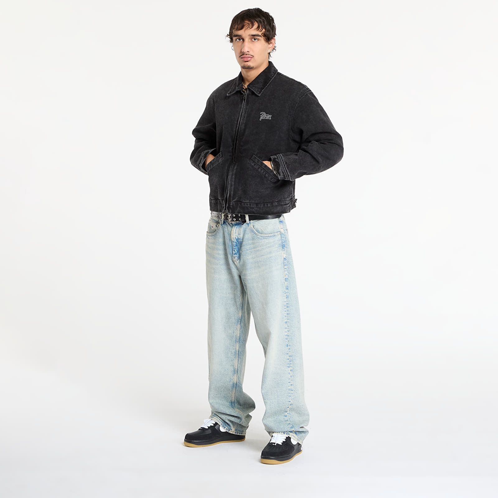 Bundy Patta Washed Canvas Jacket UNISEX Black