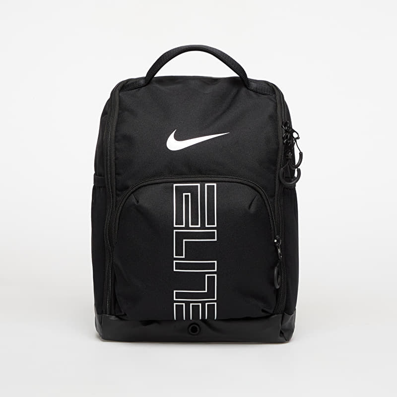 Nike Varsity Elite Basketball Shoe Bag (14L) Black/ Black/ Metallic Silver