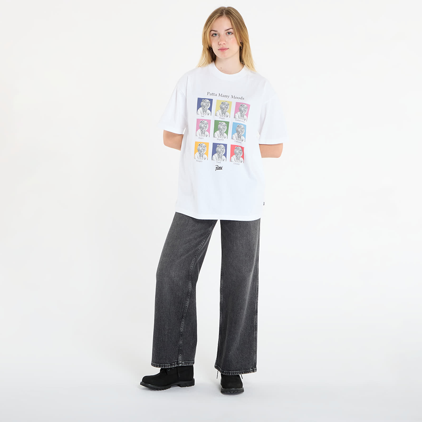 Trička Patta Many Moods T-Shirt UNISEX White