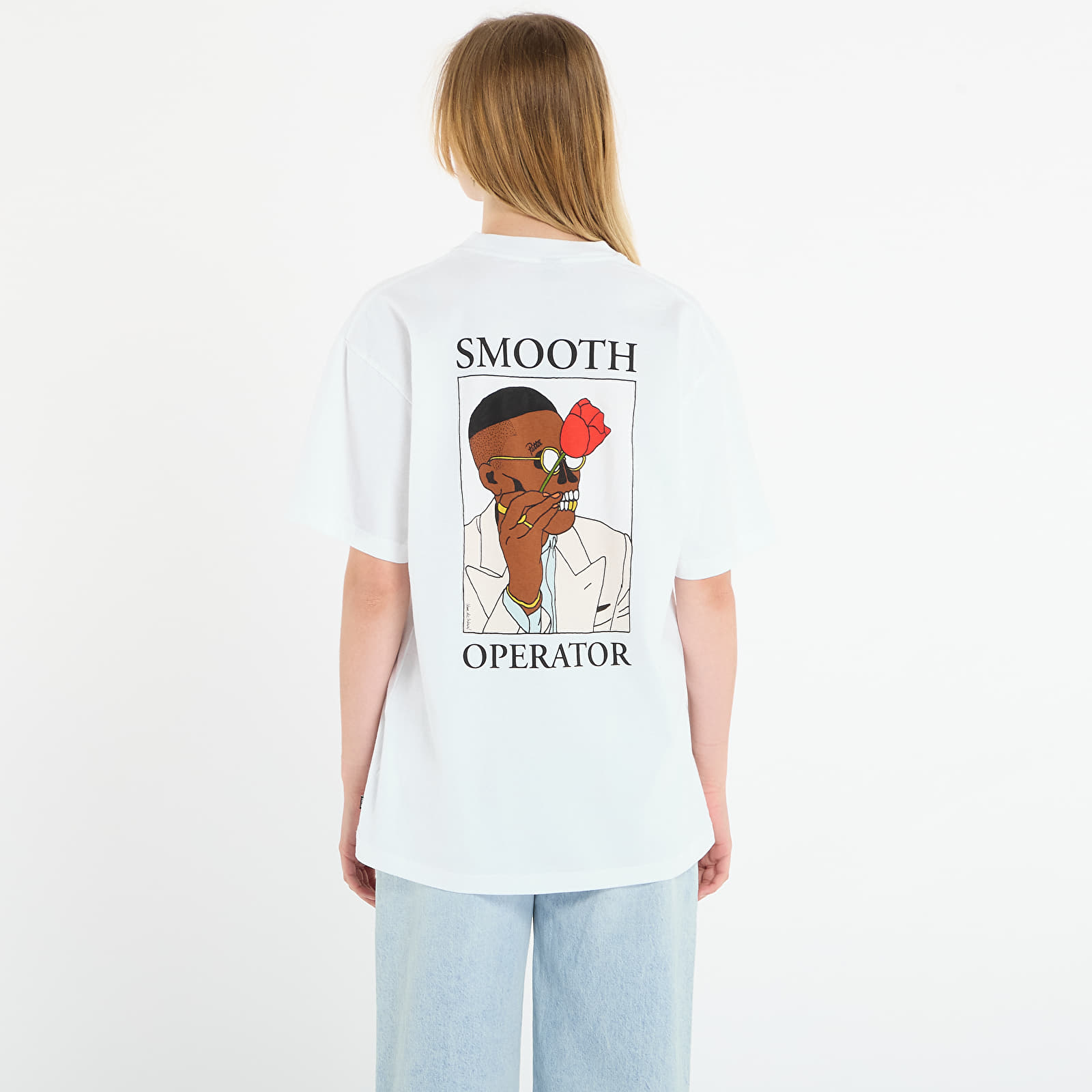Majice T-shirt Patta Smooth Operator T-Shirt UNISEX White