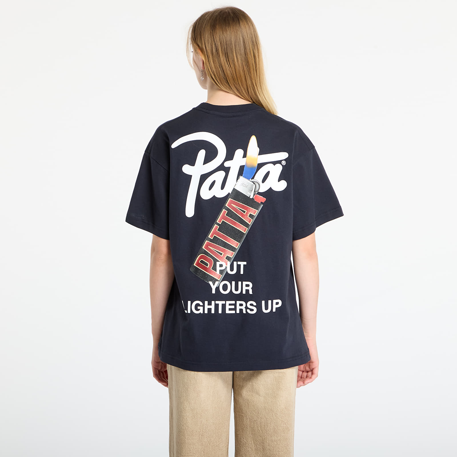 Majice T-shirt Patta Lighters T-Shirt UNISEX Parisian Night