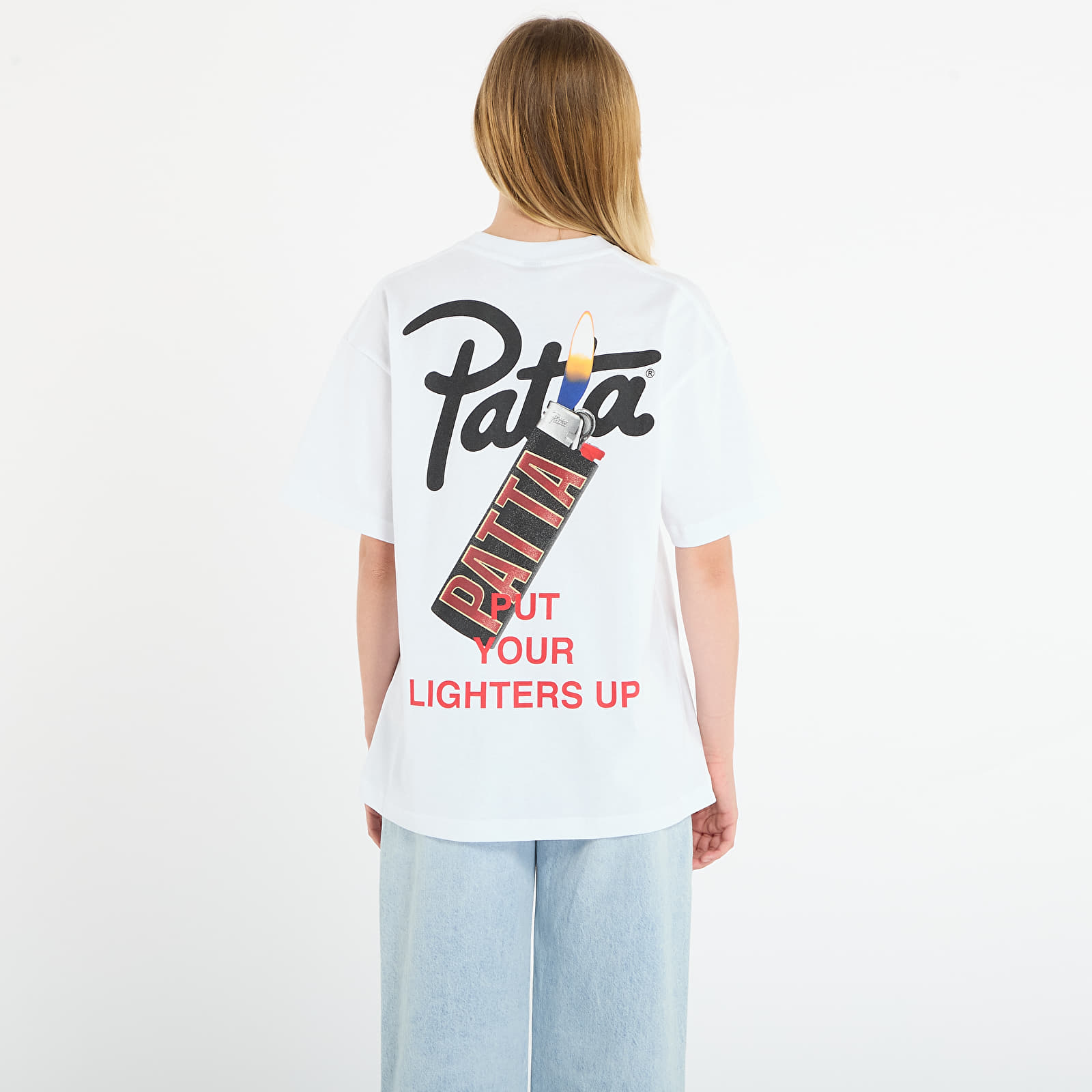Majice T-shirt Patta Lighters T-Shirt UNISEX White