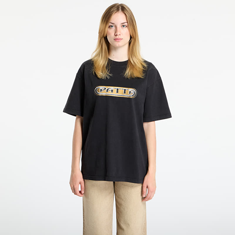 T-shirt Patta Gilded Acid Washed T-Shirt UNISEX Black