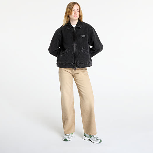 Patta Washed Canvas Jacket UNISEX Black | Footshop