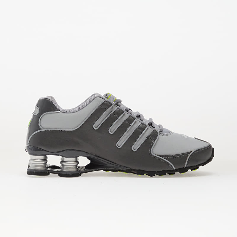 Nike Shox NZ Shoes Wolf Gray/Dark Gray/Highlighter 378341-009 Men\'s Size 13 Nike Shox NZ Shoes Wolf Gray/Dark Gray/Highlighter 378341  main image 4
