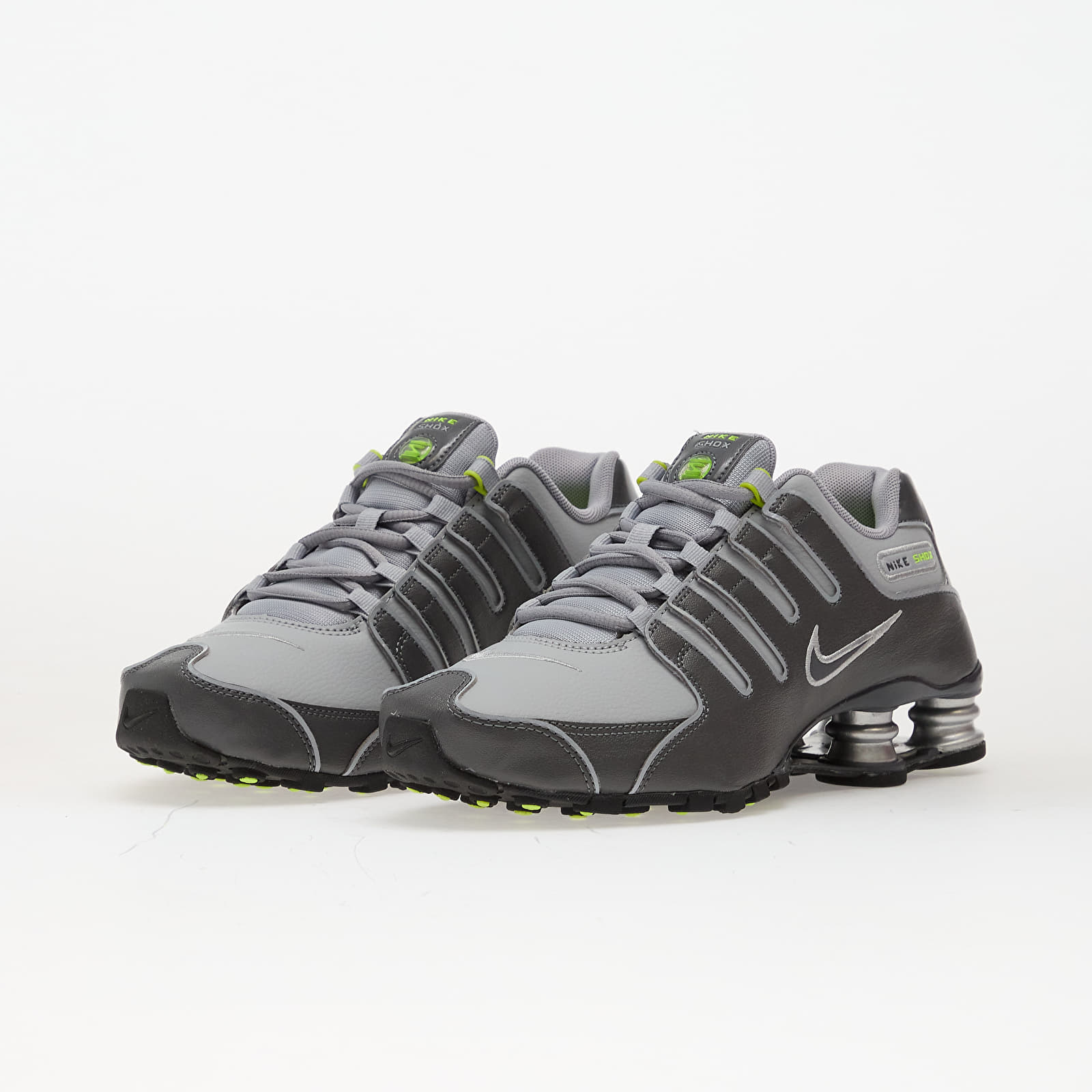 Мъжки кецове и обувки Nike Shox NZ Dark Grey/ Dark Grey-Wolf Grey-Volt