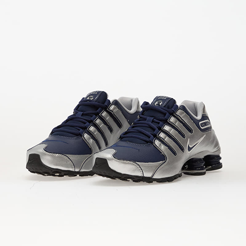 Nike Shox NZ Midnight Navy/ Black-Metallic Silver | Footshop