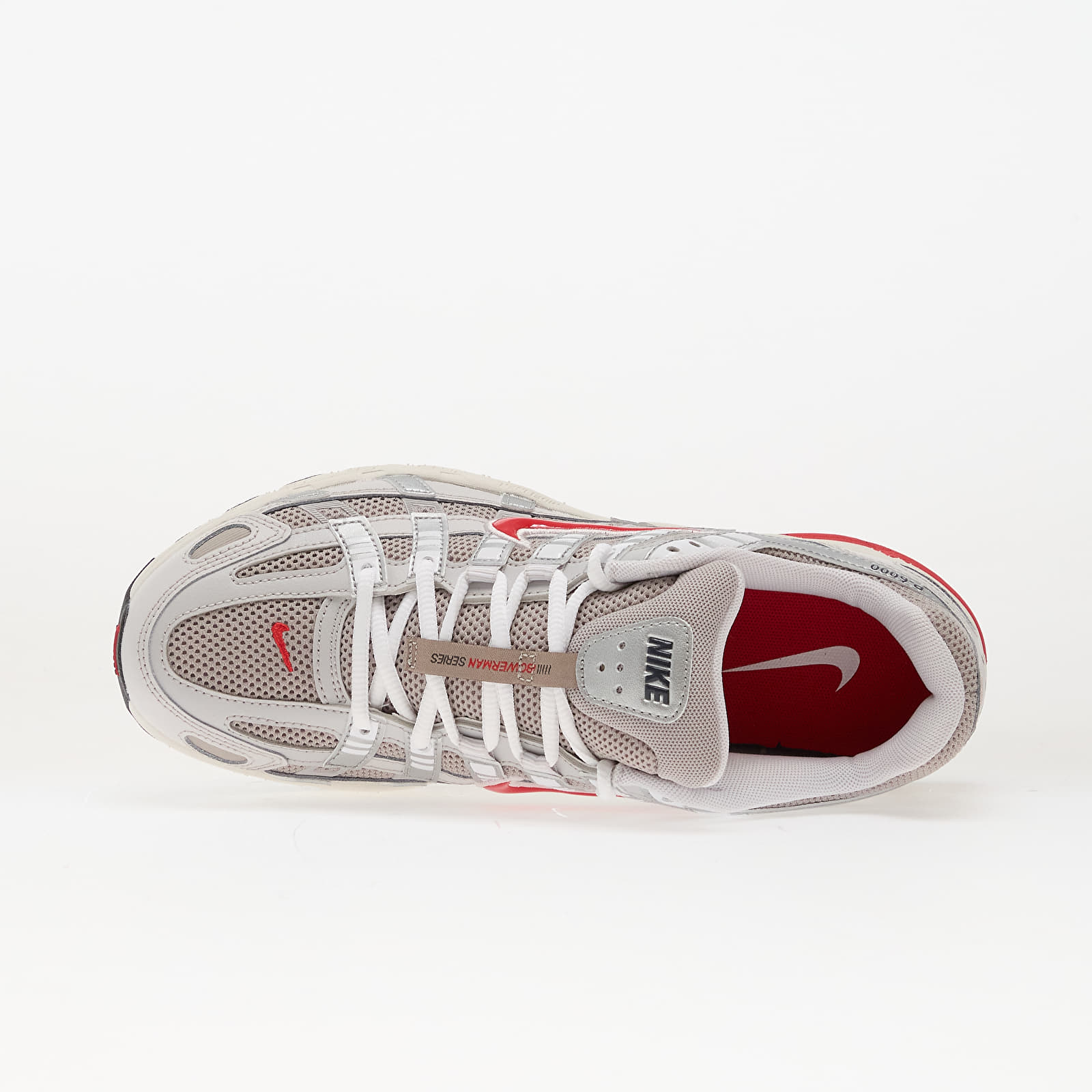 Herenschoenen Nike P-6000 College Grey/ Fire Red-Vast Grey-Phantom