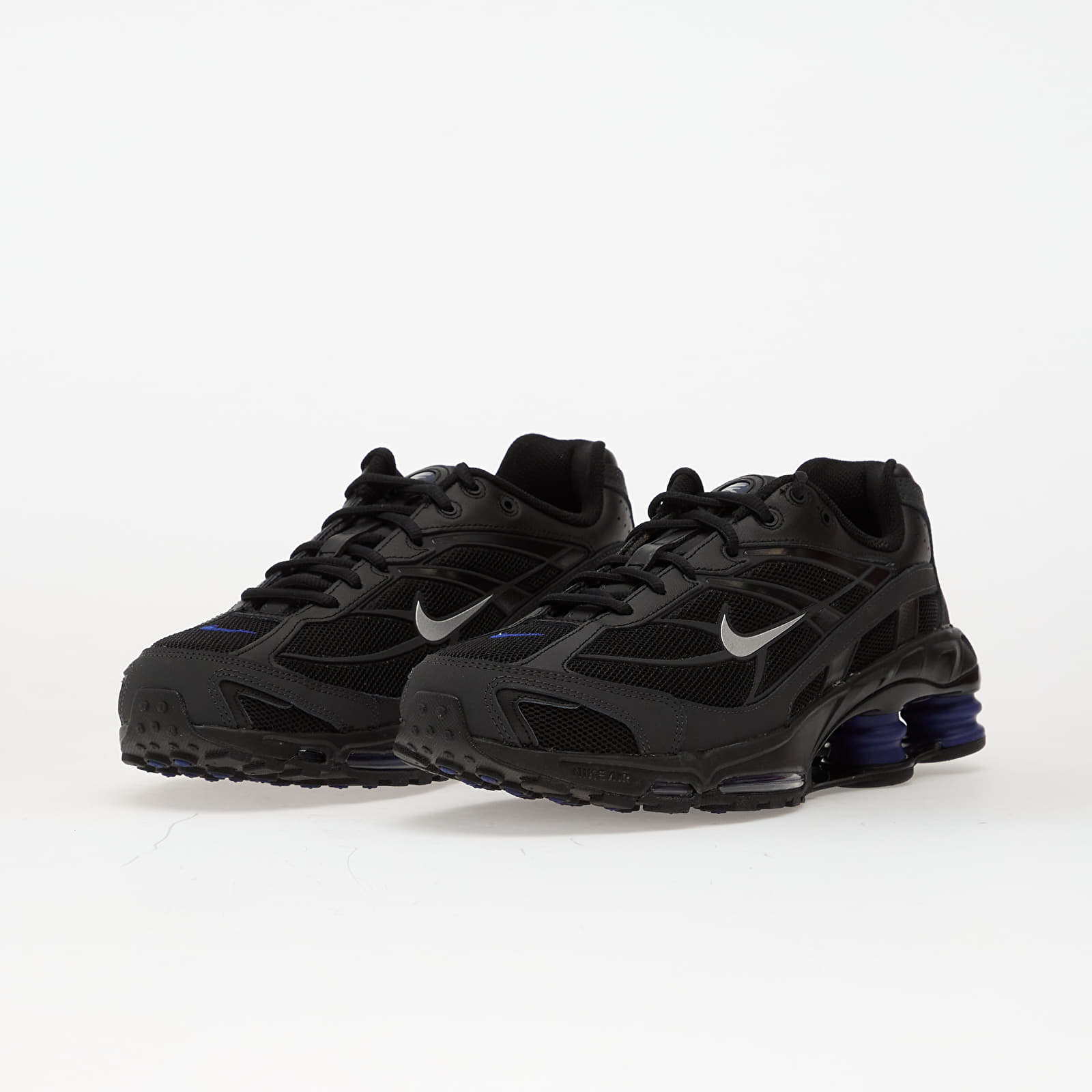Sko til mænd Nike Shox Ride 2 Black/ Metallic Silver-Deep Royal Blue