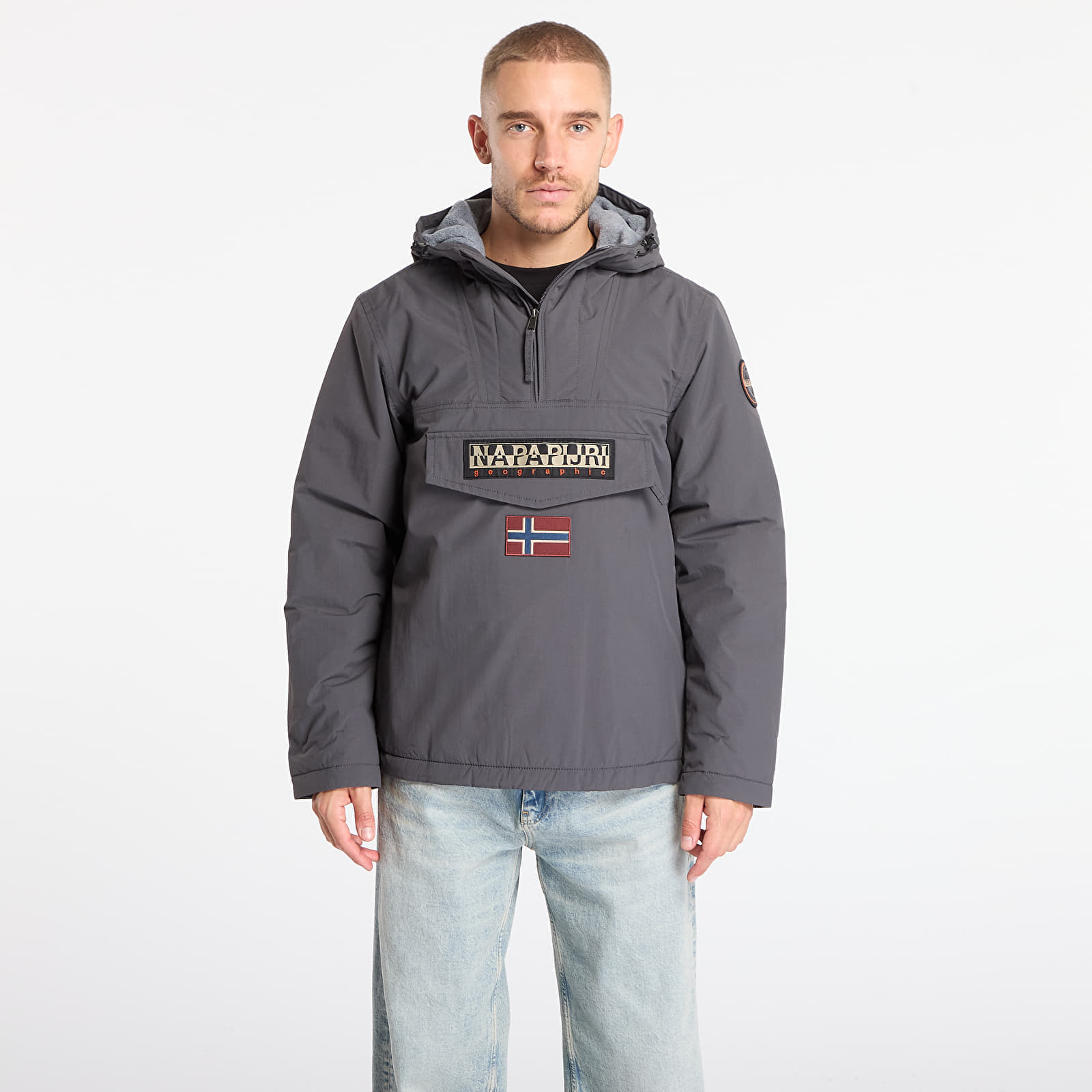 Jacheta Napapijri Rainforest Winter Dark Grey Solid XL