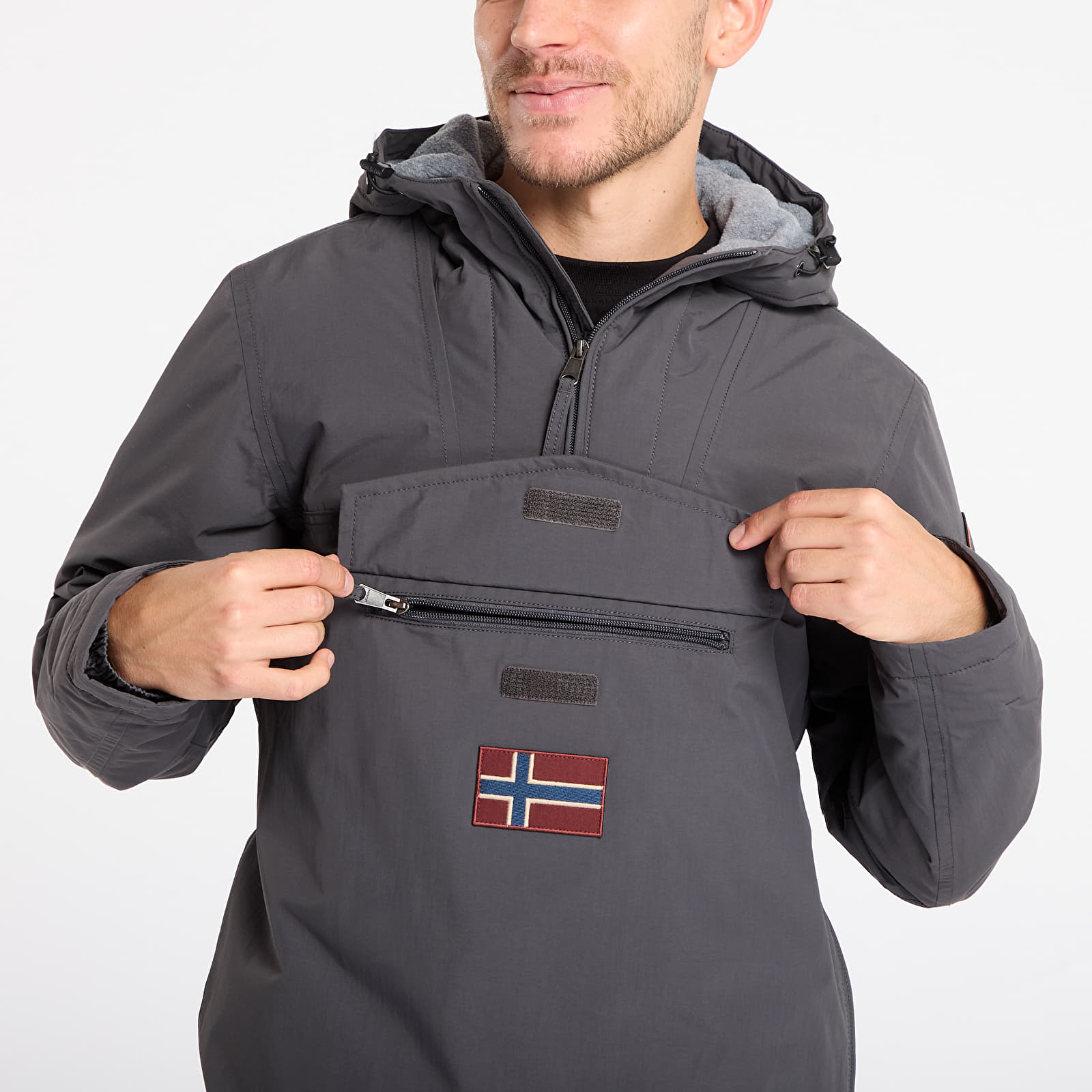 Men's jackets Napapijri Rainforest Winter Dark Grey Solid