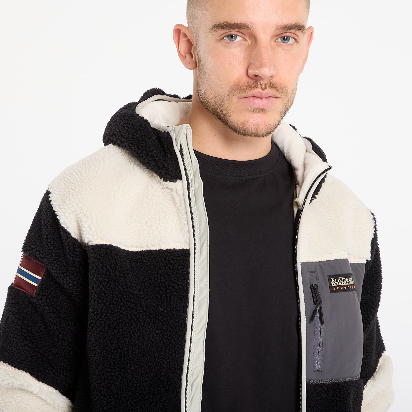 Vyriškos striukės Napapijri Yupik Fzh 3 Cream/ Black