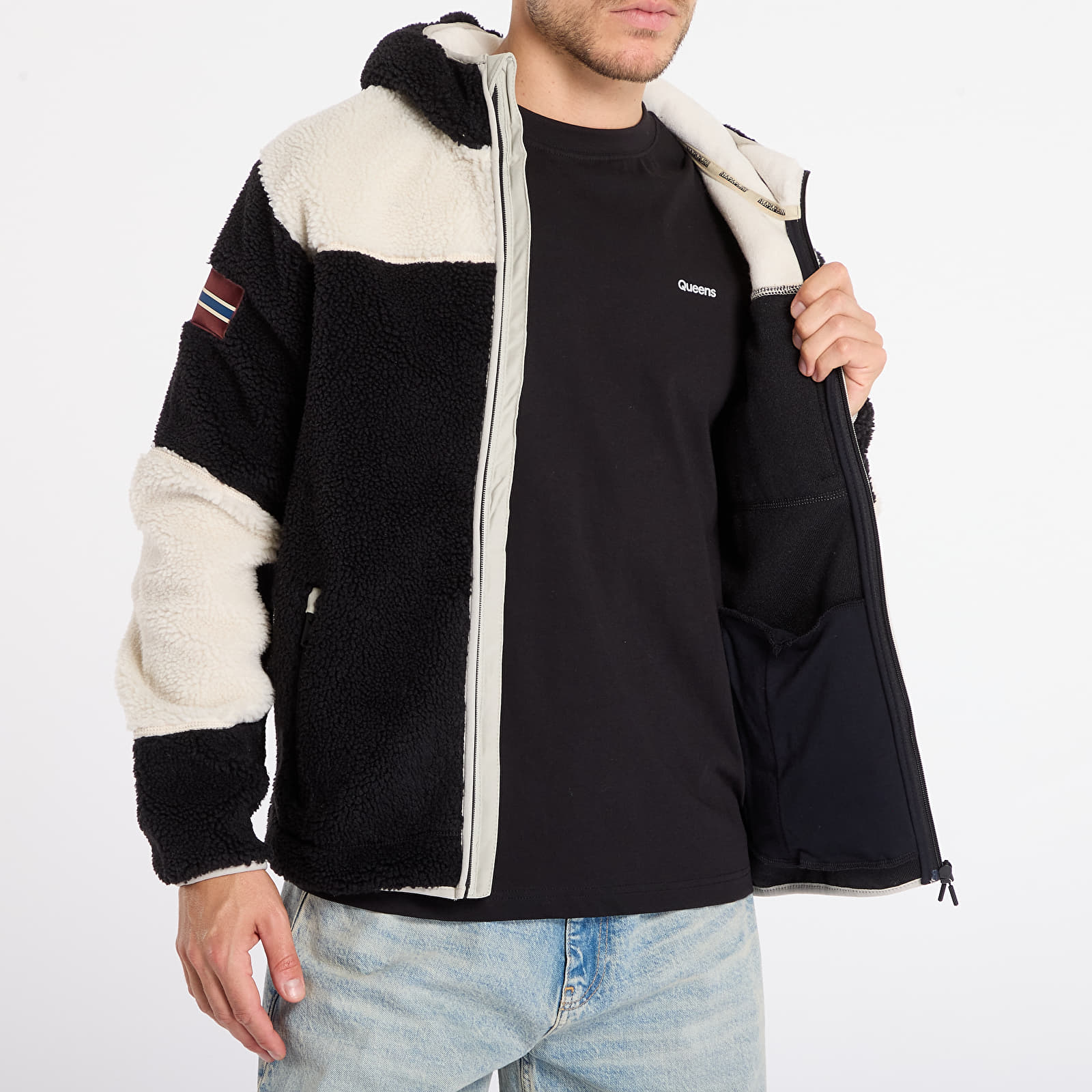 Vyriškos striukės Napapijri Yupik Fzh 3 Cream/ Black