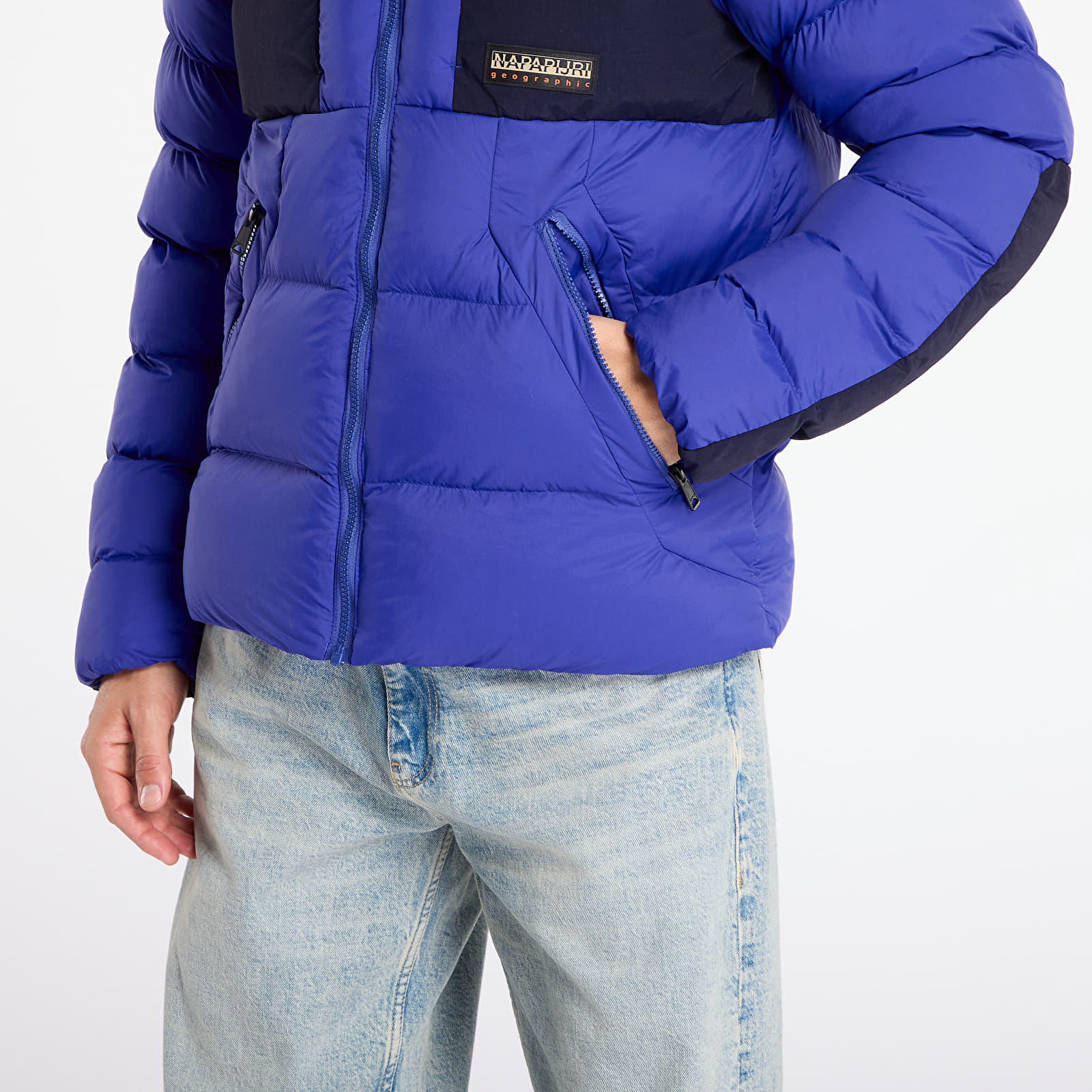 Men's jackets Napapijri A-Moesa Puf Royal Blue