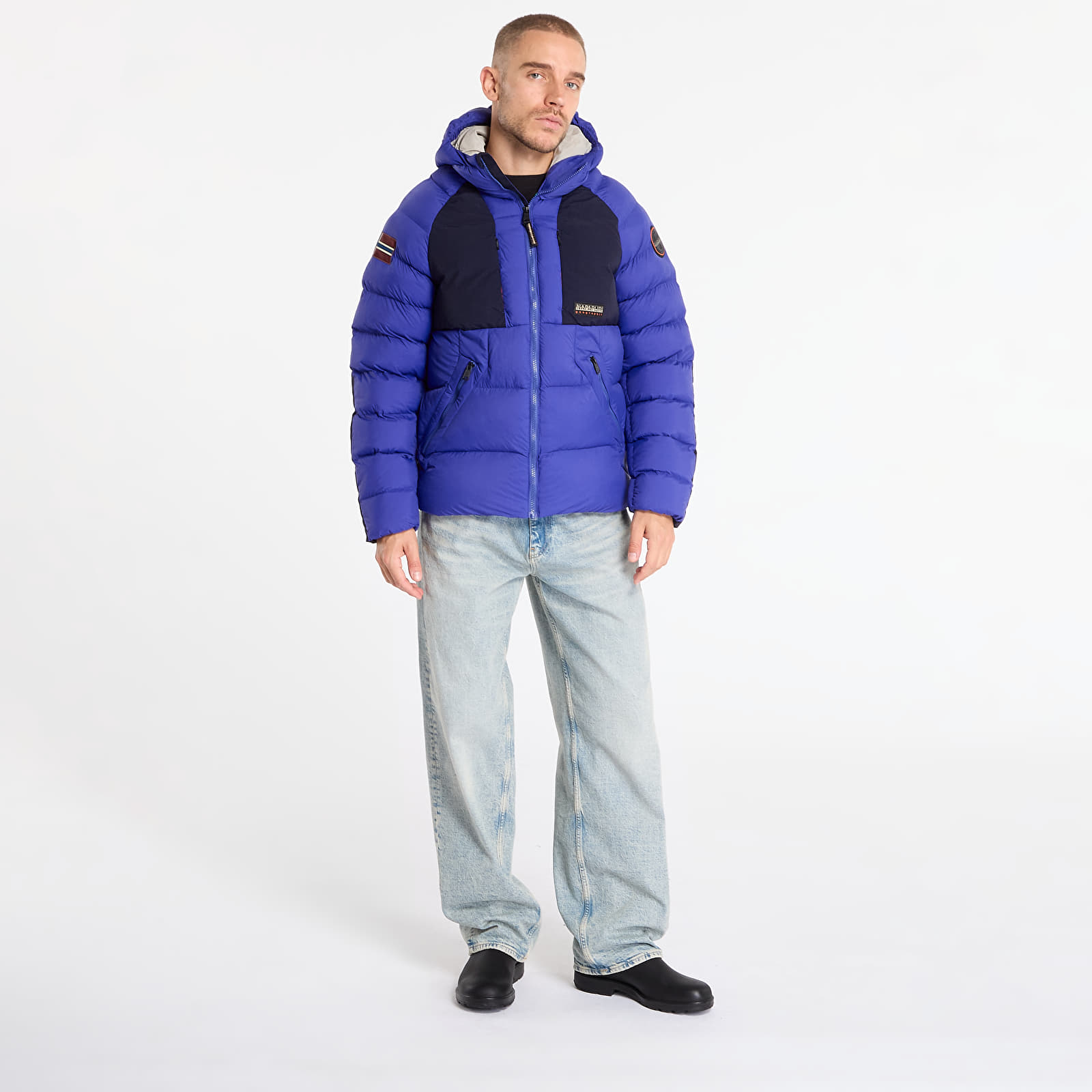 Men's jackets Napapijri A-Moesa Puf Royal Blue