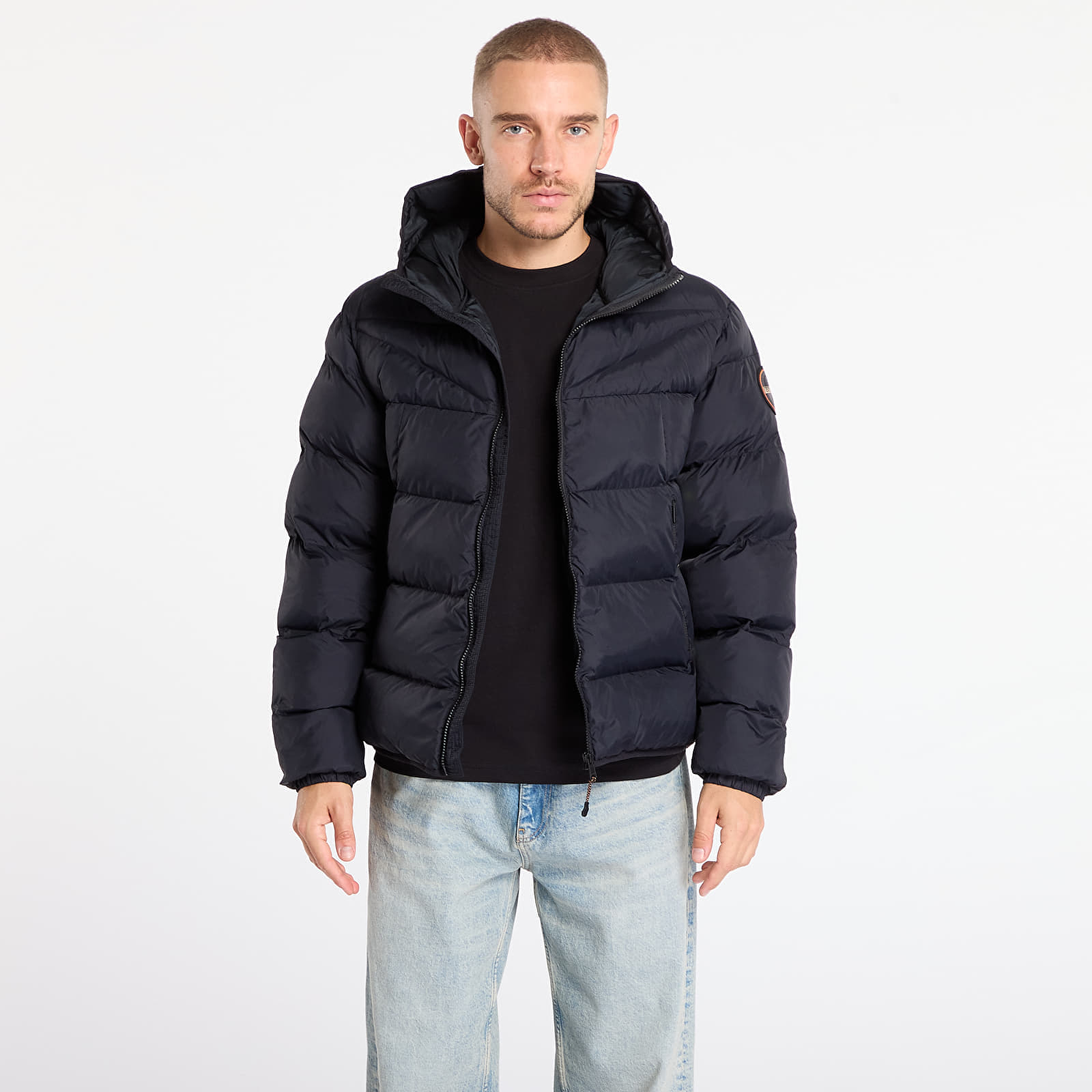 Jachetă Napapijri A-Molveno Hood Black Beauty L