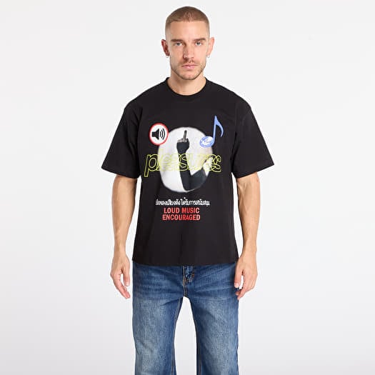 T-shirt PLEASURES Loud Music T-Shirt Black