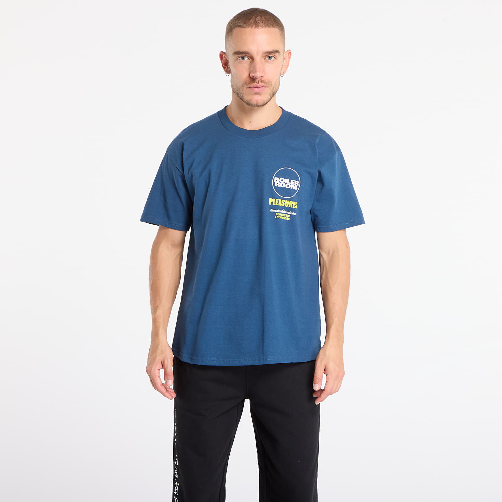 Тениска PLEASURES Turntable T-Shirt Blue S