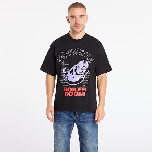 T-shirt PLEASURES Headphone T-Shirt Black