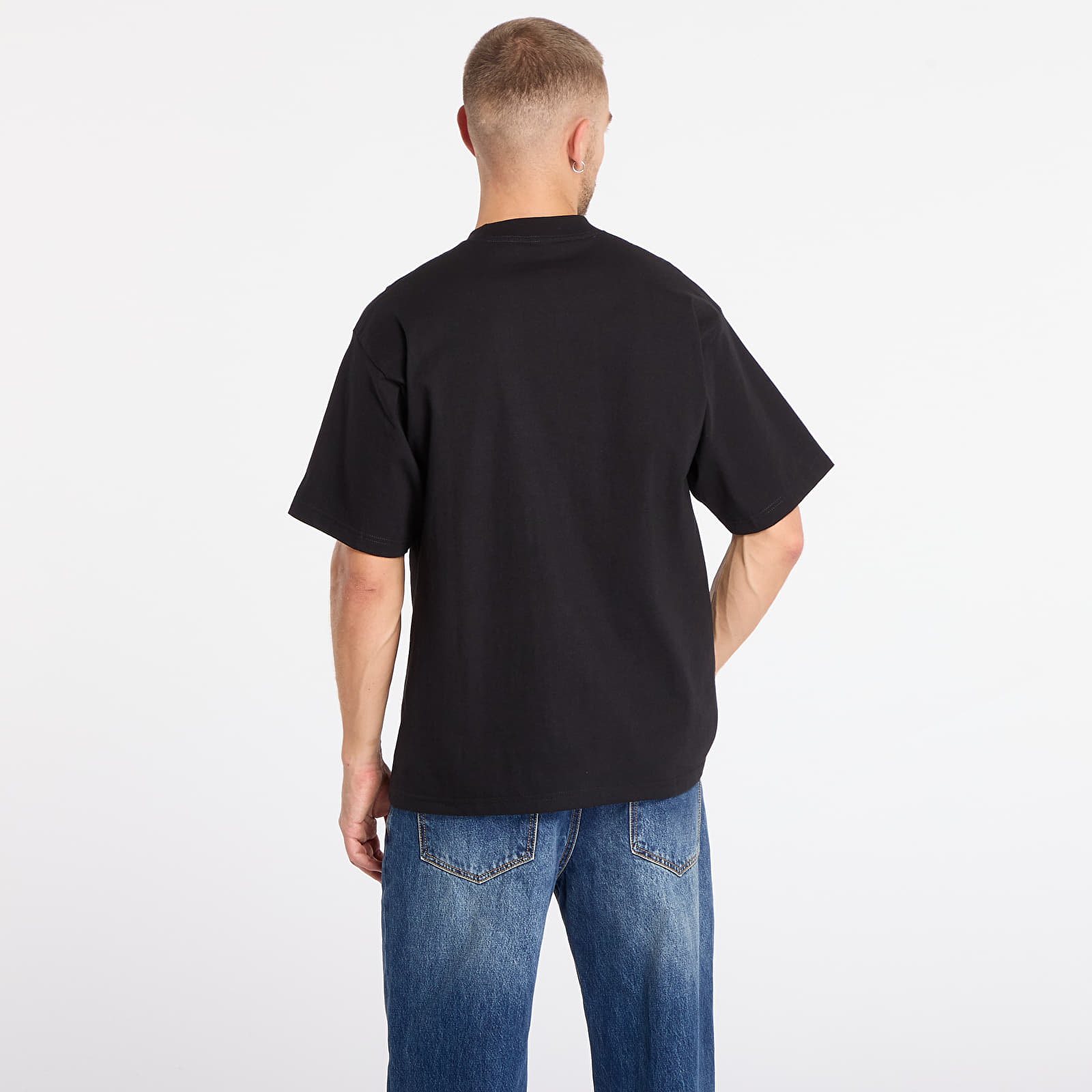 Männer T-Shirts PLEASURES Headphone T-Shirt Black