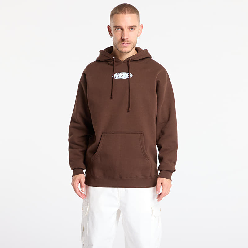 Sweatshirt PLEASURES Overview Hoodie Brown