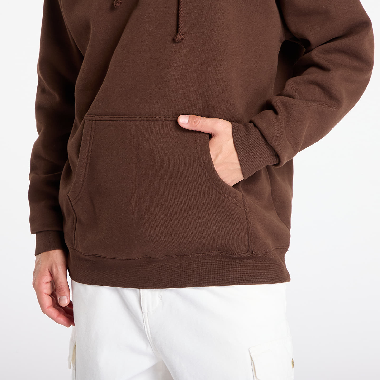 Meeste kapuutsiga dressid PLEASURES Overview Hoodie Brown