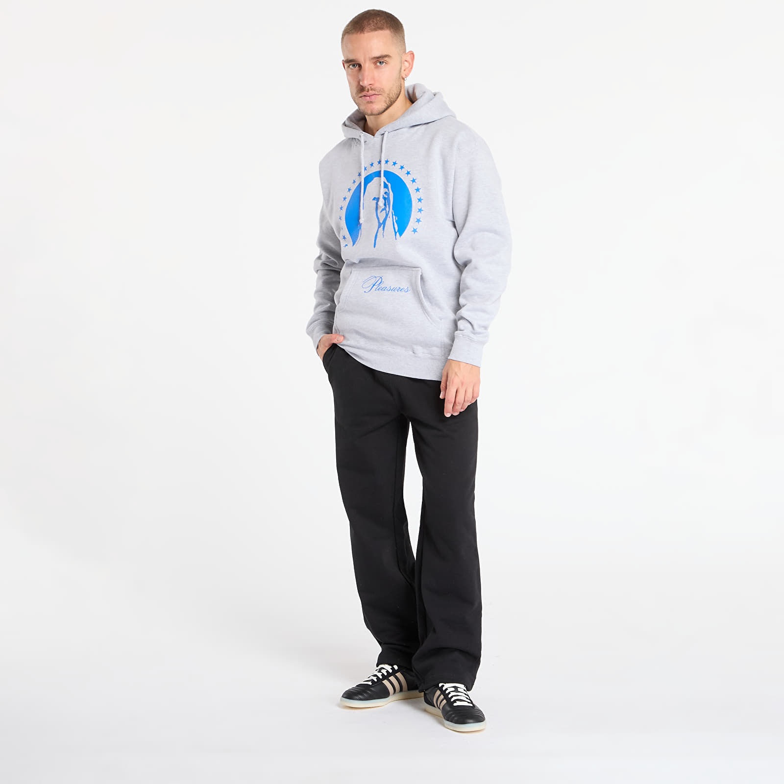 Meeste dressipüksid PLEASURES Pipe Sweatpants Black