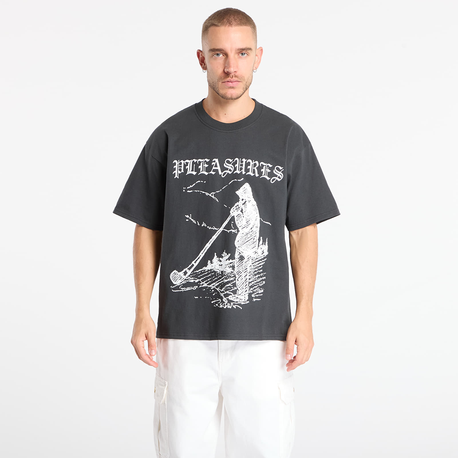 Тениска PLEASURES Pipe T-Shirt Vintage Black S