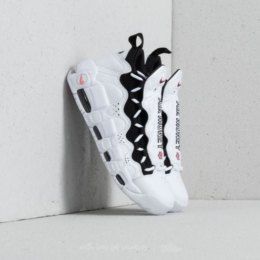 Men s shoes Nike Air More Money White Black Coral Chalk White Footshop