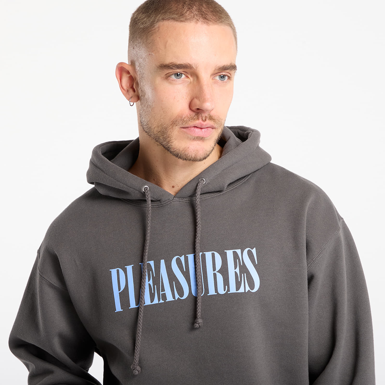 Men's hoodies PLEASURES House Blend Hoodie Charcoal