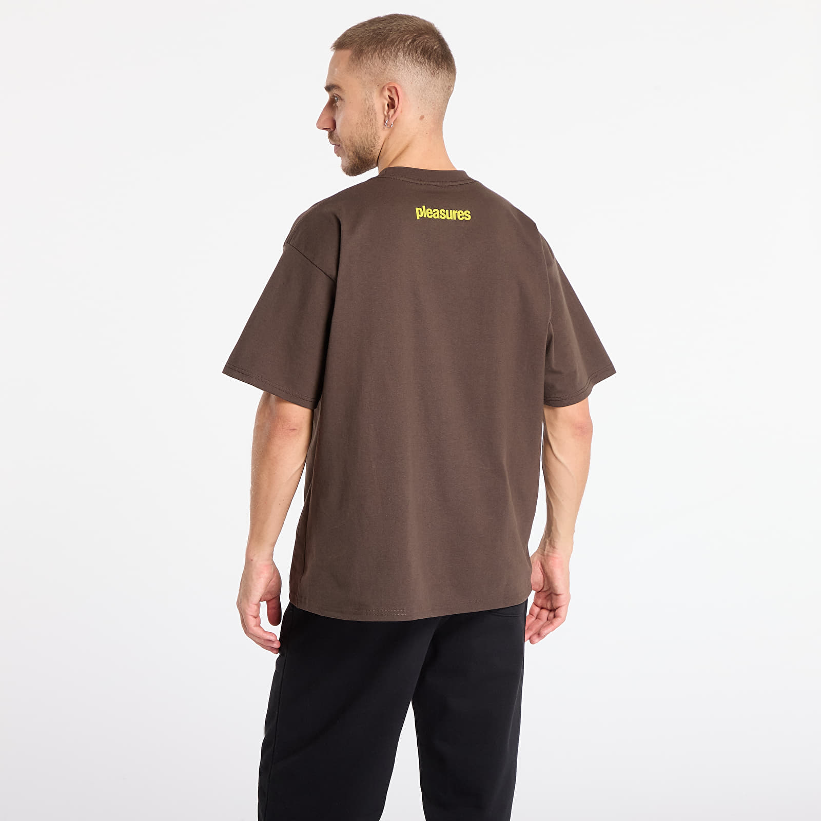 Meeste T-särgid PLEASURES Domination T-Shirt Brown