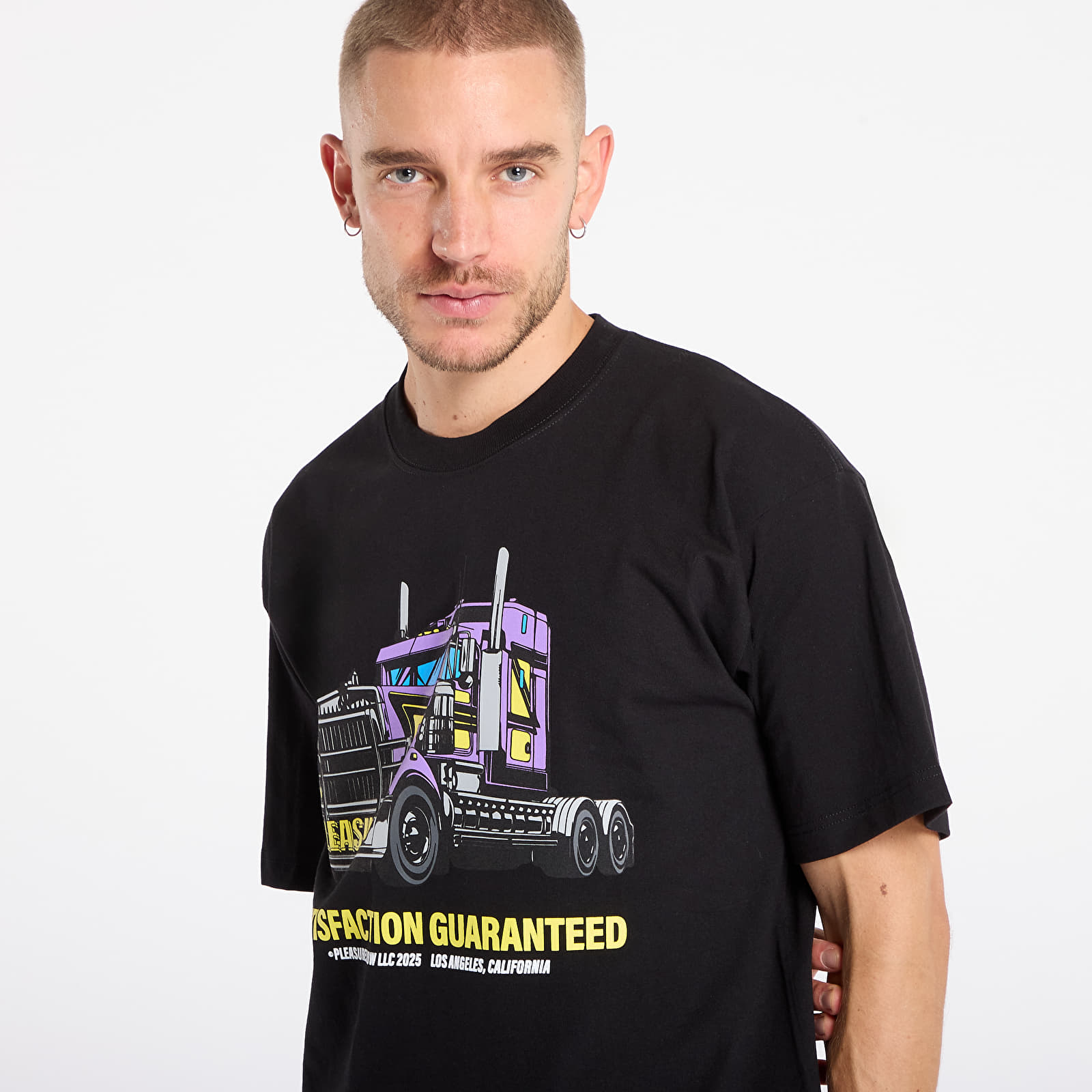T-skjorter for menn PLEASURES Big Load T-Shirt Black