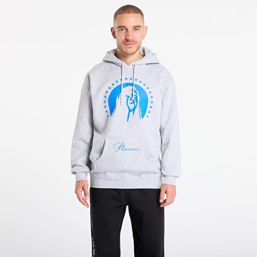 PLEASURES Critic Hoodie Heather Grey