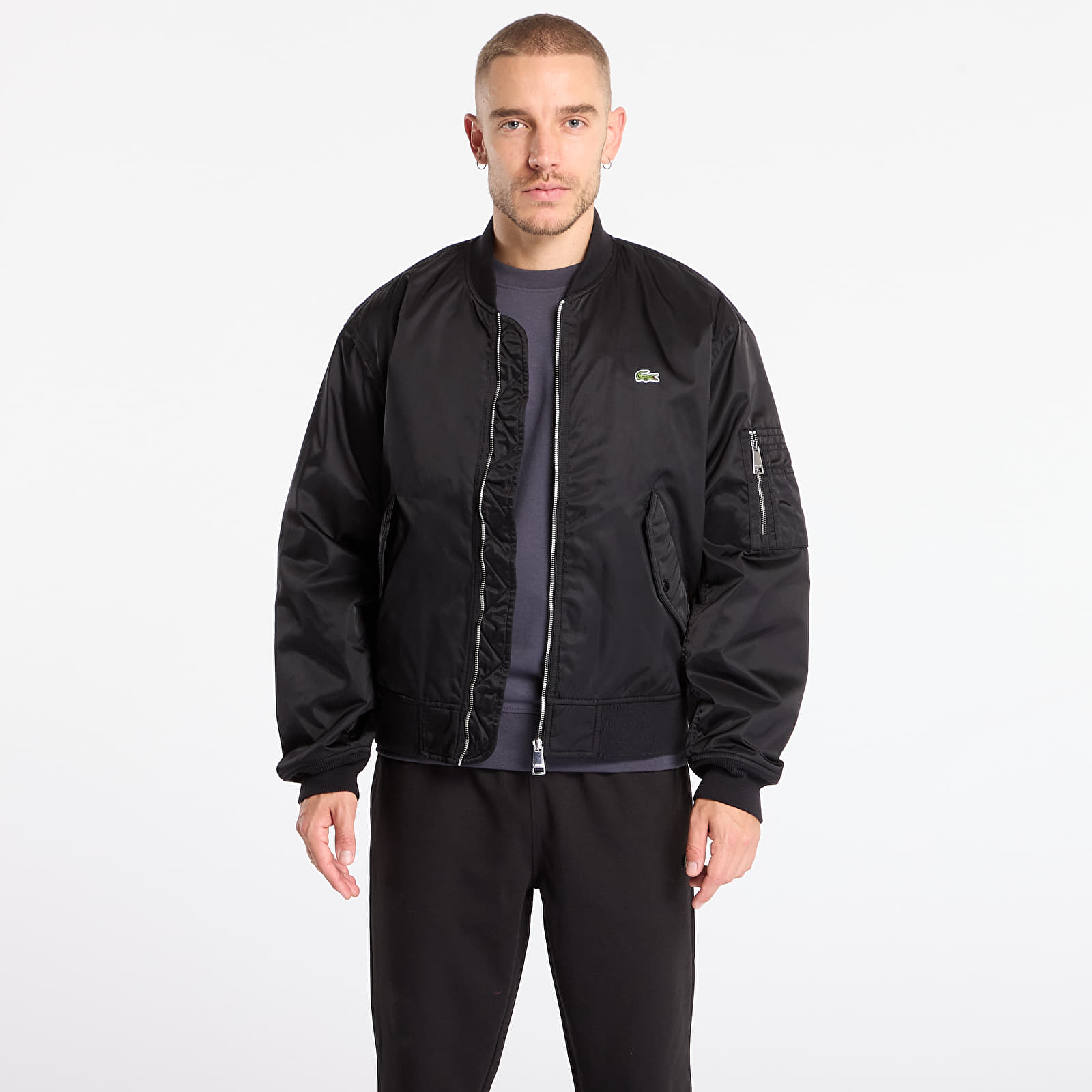 Herrenjacken LACOSTE Men's Jacket Black