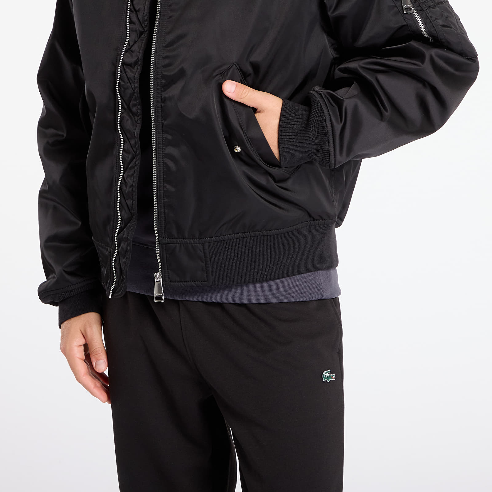 Herrenjacken LACOSTE Men's Jacket Black
