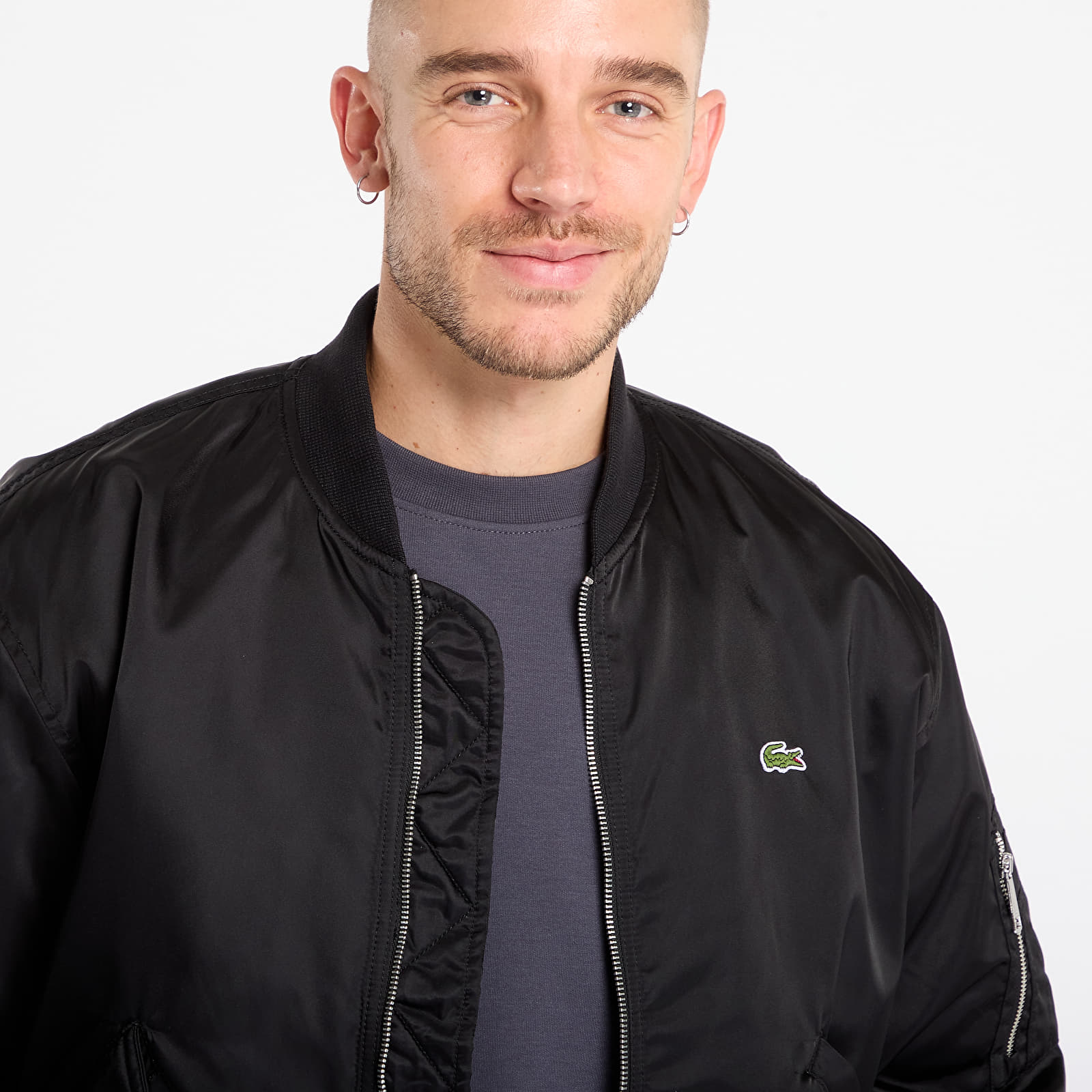 Herrenjacken LACOSTE Men's Jacket Black