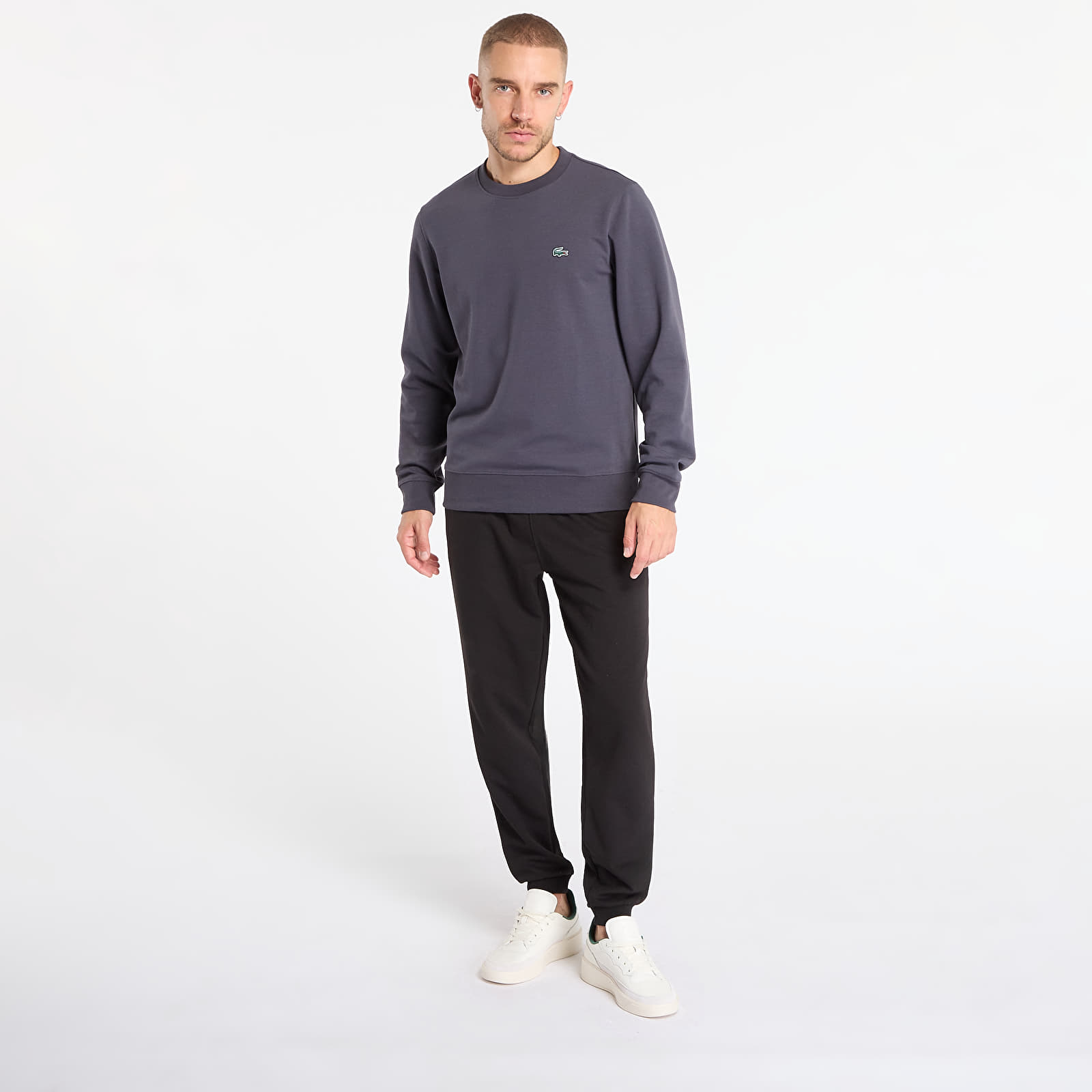 Moški hoodiji  LACOSTE Men's Sweatshirt Graphite