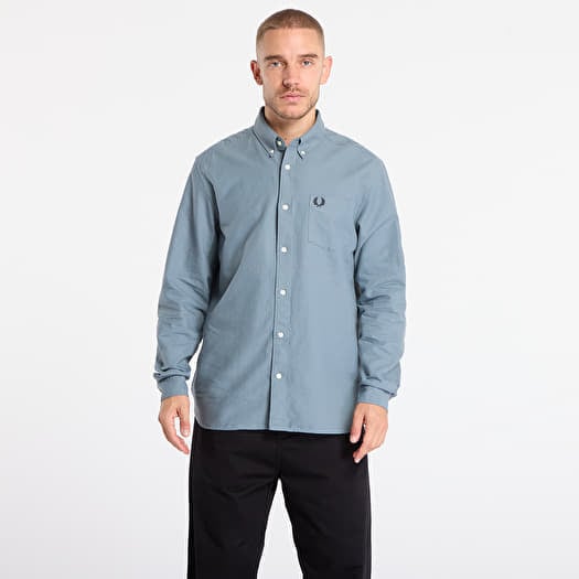 Marškiniai FRED PERRY Oxford Shirt Stockport Blue